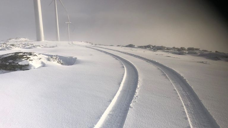 ¿Dónde se puede ver nevar este fin de semana en Pontevedra?