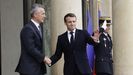 Macron se reunió el jueves con el secretario general de la OTAN