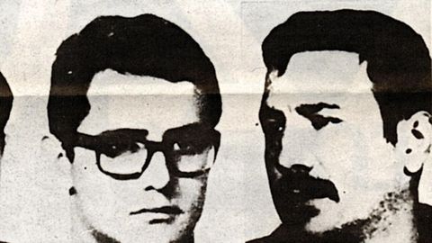 Imagen de archivo del 1973 de los etarras Ignacio Pérez Beotegui (Wilson) y Juan Bautista Eizaguirre Santiesteban (Zigor). Este último será ahora trasladado de la prisión de Teixeiro a una cárcel asturiana