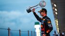 Max Verstappen, tras proclamarse campen del mundo en el gran premio de Japn.