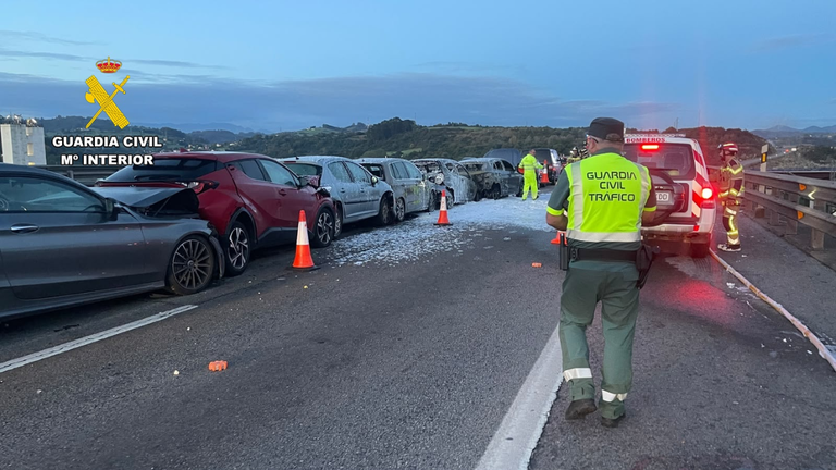 Accidente en la A-8