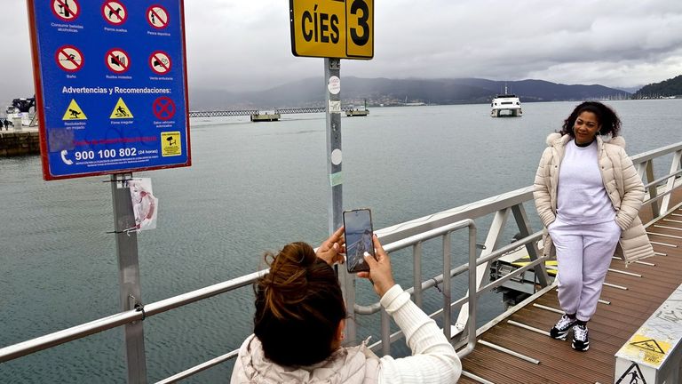 El embarcadero para las islas Cíes en Vigo.