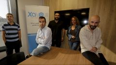 Parte del equipo de Xavou, uno de los productos de la veterana Innovatec Galicia, que lleva 15 aos dando soluciones informticas al sector de la hostelera