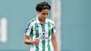 Carol Ferez celebra un gol con el Real Betis