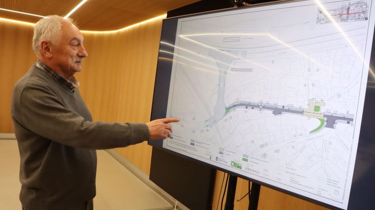 El Concello de Pontevedra valora seis ofertas para reurbanizar Rosalía de Castro y construir el vial de Mollavao