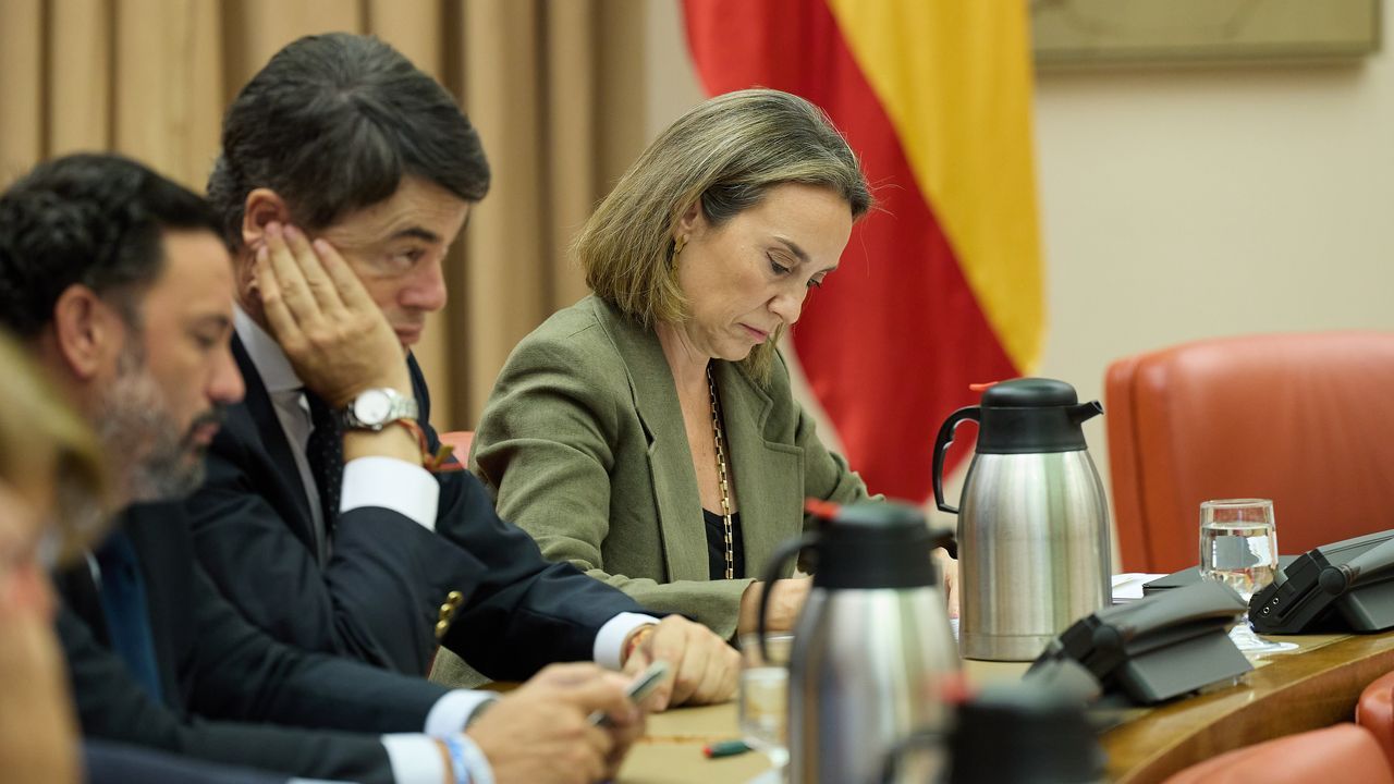 Ayuso asegura que Snchez ya tiene un pacto con Puigdemont para gobernar.Cuca Gamarra este mircoles por la maana en el Congreso de los diputados