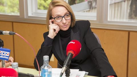 Palomi Rodrguez, portavoz del PSOE de A Laracha
