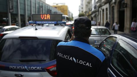 Policia Local de A Coruña.