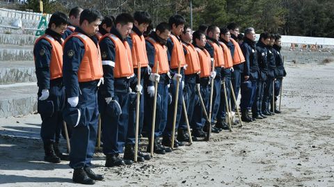 Homenaje a las vctimas del tsunami en Japn, el 11 de marzo del 2011