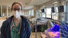 La doctora Natalia Mandi, en el rea de prematuros del Hospital Clnico de Santiago