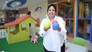 Loubna Nrhailat Diraoui, propietaria del parque de bolas AladdinPark de Pontevedra