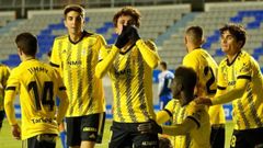 Marco Sangalli celebra su gol ante el Sabadell