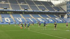Dani Calvo y el reto del Real Oviedo en Huesca:En este vestuario rebosa el hambre