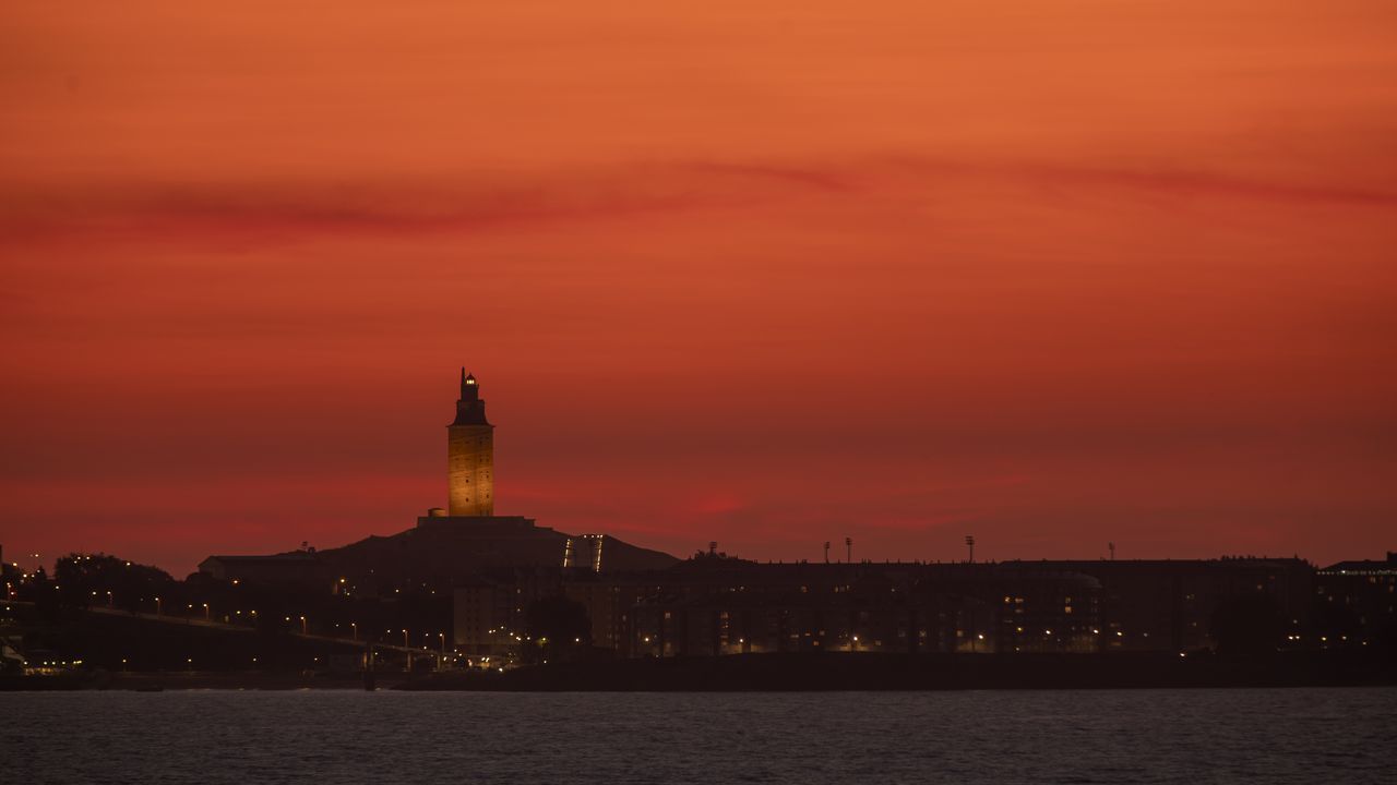 Un atardecer de otro en Galicia