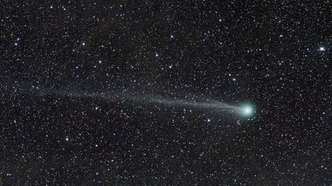 El cometa Lovejoy, captado en su máximo esplendor. 