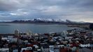 Vista general mostrando la ciudad de Reykjavik, Islandia