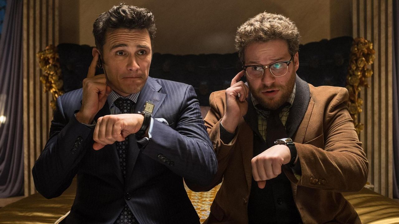 James Franco y Seth Rogen, en una secuencia de �The Interview�