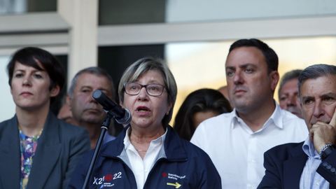 Concentración de apoyo a la flota ante el veto a 87 zonas de pesca de fondo EN RIBEIRA
