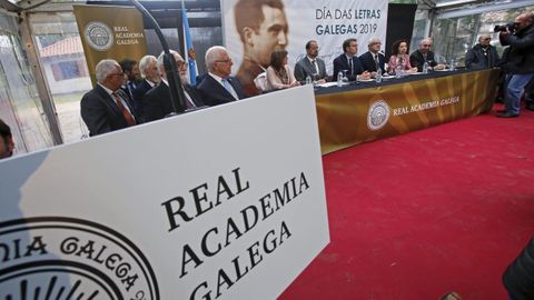 Acto da Real Academia Galega con Cotobade, con motivo do Da das Letras do 2019