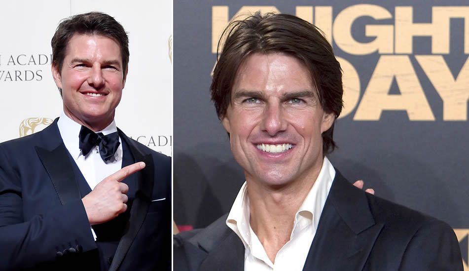 Demi Moore.Tom Cruise, ayer y en una imagen de archivo