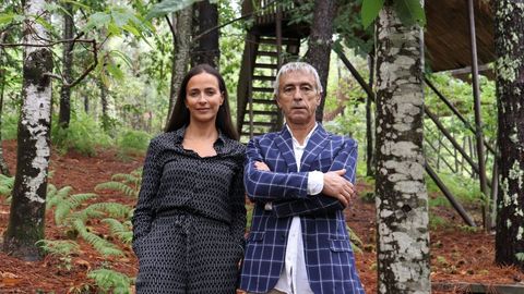 Renata y Manuel Lema regentan Cabañitas del Bosque