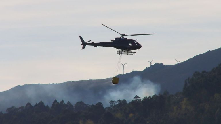 Dos investigados como supuestos autores de incendios forestales en Boiro