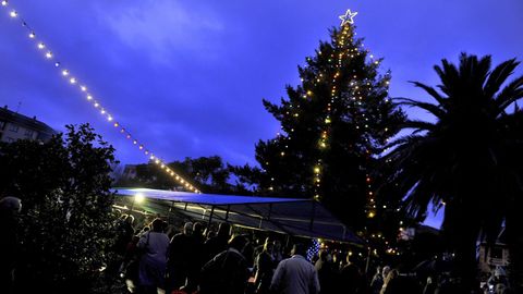 Encendido de las luces de Navidad de Narón.