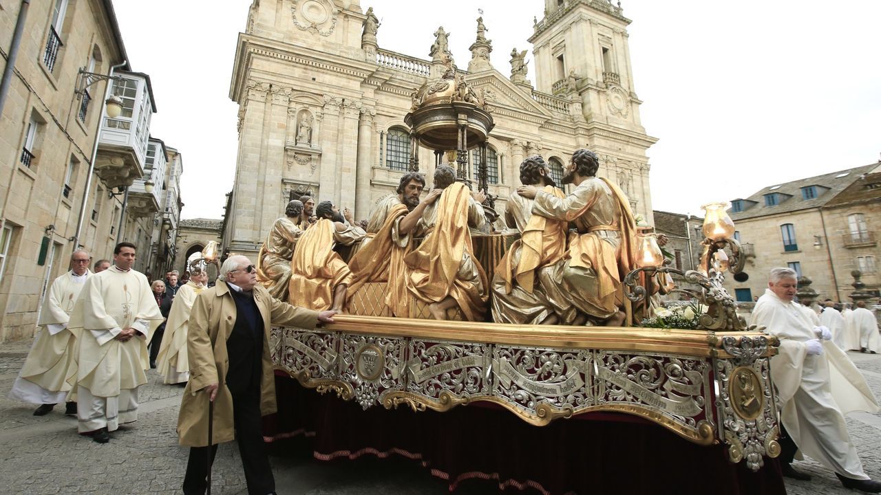 La procesin de la Santa Cena sale este jueves en Lugo.