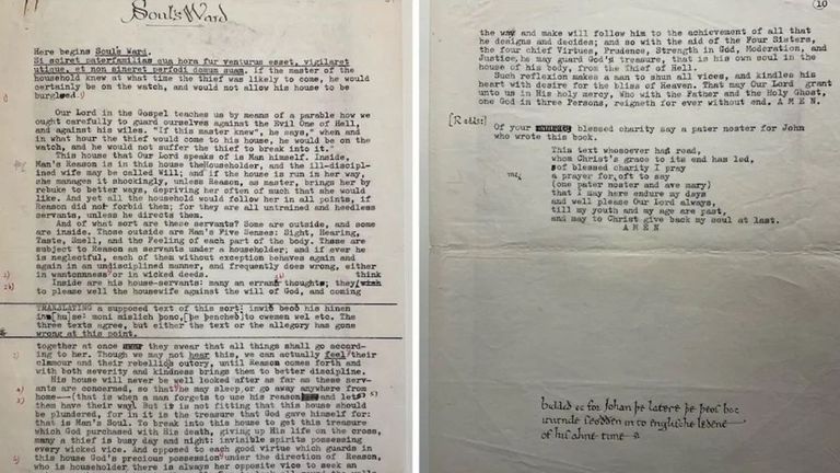 Encuentran una traducción inédita de Tolkien en la Universidad de Oxford