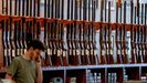 Rifles a la venta en una armería de Atlanta (Georgia, Estados Unidos)