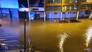 Inundaciones en Balaídos tras el aguacero de ayer en Vigo