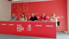 Rueda de prensa de candidatos del PSOE para el 23J.