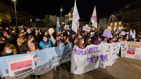 Manifestacin del 8M en Pontevedra.