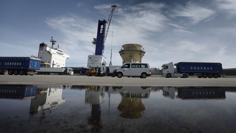 La operación duró 7 días, la mercancía se sacó a 10.000 toneladas diarias