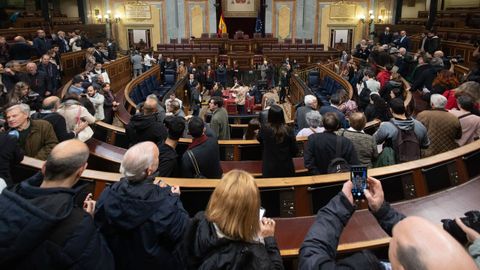 Imagen de las jornadas de puertas abiertas en el Congreso de los Diputados.