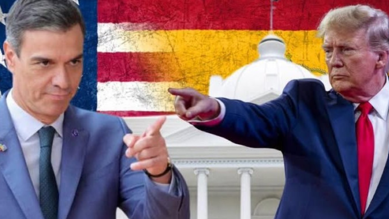 Pedro Sánchez y Trump
