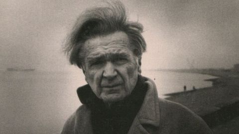 Emil Cioran (Rasinari, 1911-Pars, 1995), retratado por Irmeli Jung