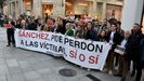 Concentración del PP en Ourense por la ley del «solo sí es sí».