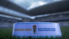 El nuevo brazalete del Real Oviedo