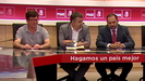 Francisco Salazar, a la izquierda, con Santos Cerdn (centro) y Jos Luis balos