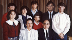 La familia Pujol-Ferrusola, en el ao 1986