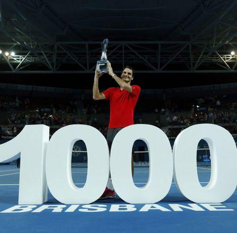 Tras celebrar en Brisbane su victoria nmero mil, Federer afrontar el Open de Australia. 