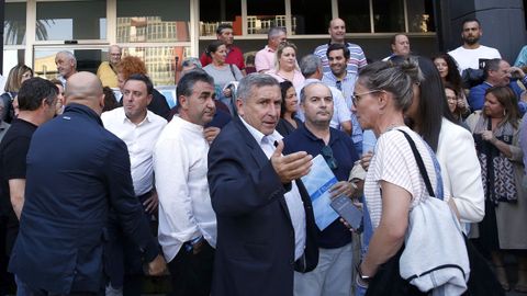 Concentración de apoyo a la flota ante el veto a 87 zonas de pesca de fondo EN RIBEIRA