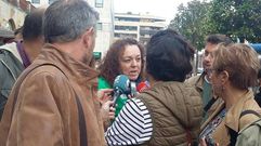 Elena Gonzlez, presidente de la FAPA Miguel Virgs, durante la huelga contra las revlidas.Elena Gonzlez, presidente de la FAPA Miguel Virgs, durante la huelga contra las revlidas 
