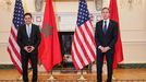 El ministro de Exteriores marroquí, Nasser Bourita, fue recibido este lunes en Washington por el secretario de Estado norteamericano, Antony Blinken.