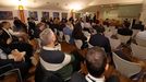 Asistentes al encuentro del ecosistema gallego de innovacin con ms de 100 inversores espaoles, en la sede de la Asociacin rea Empresarial do Tambre