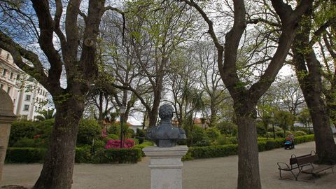 
San Carlos Gardens, in the Old City of A Corua.