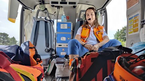 Viviane Ferreira Leite. Enfermera helicóptero 061.