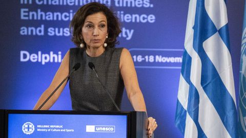 Director General of UNESCO, French Audrey Azoulay