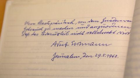 La carta de Adolf Eichmann en la que peda clemencia al tribunal